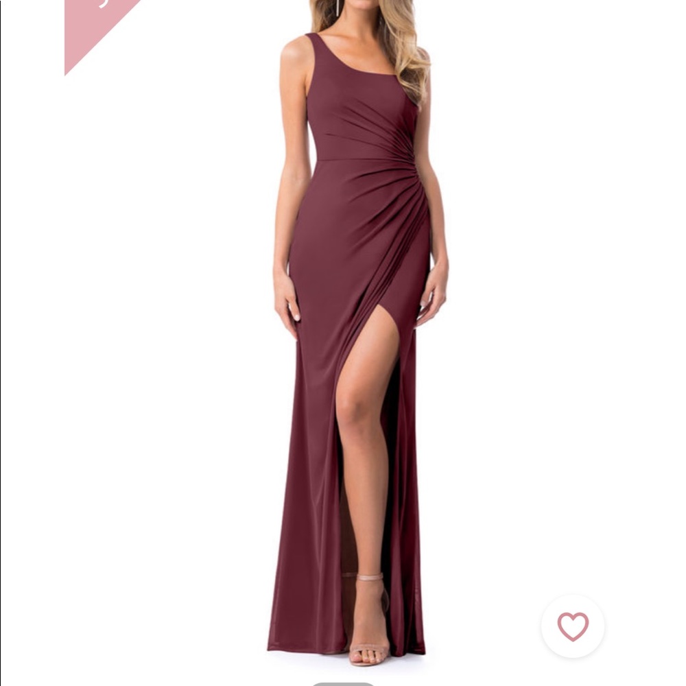 Azazie One Shoulder Maxi Bridesmaid Dress